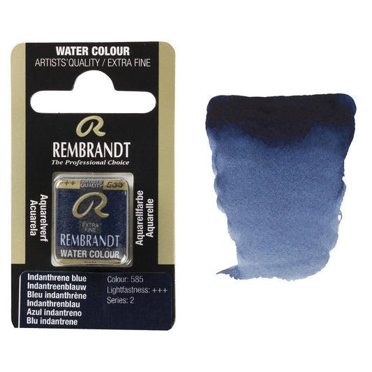 AQUARELA TALENS REMBRANDT HALF PAN 585 INDANTHRENE BLUE S2