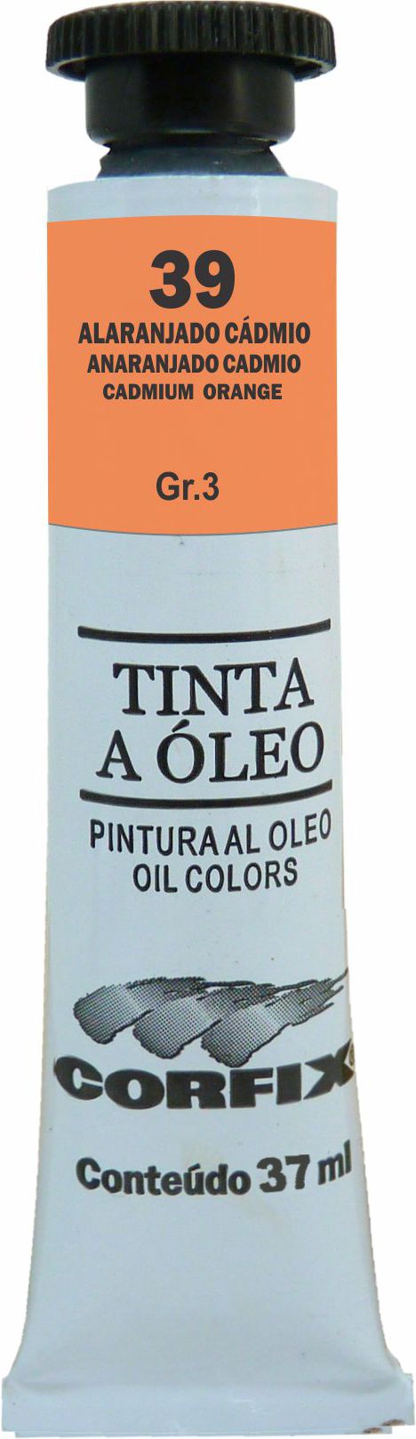 OLEO CORFIX 37ML 39 ALARANJADO CADMIO