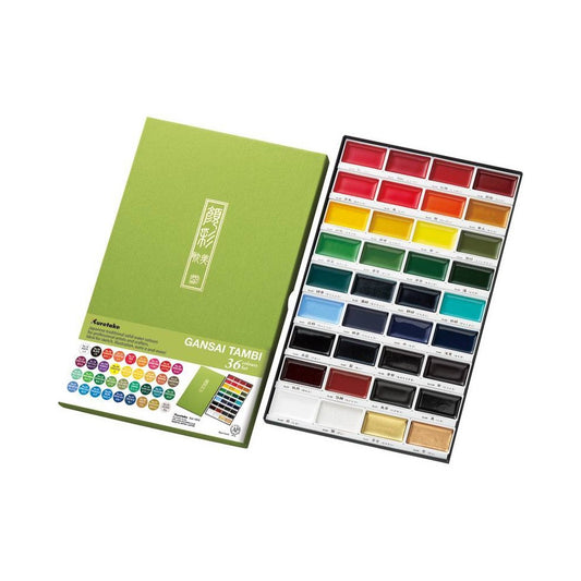 AQUARELA KURETAKE GANSAI TAMBI 36 CORES MC2036V