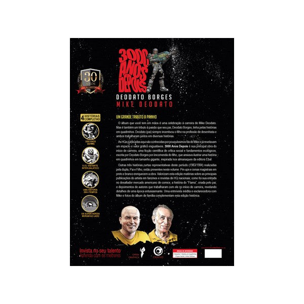 LIVRO "3000 ANOS DEPOIS" DEODATO BORGES E MIKE DEODATO