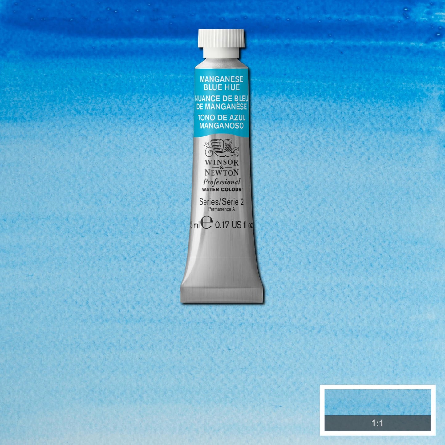 AQUARELA WINSOR NEWTON ARTISTS 5ml 379 MANGANESE BLUE S2