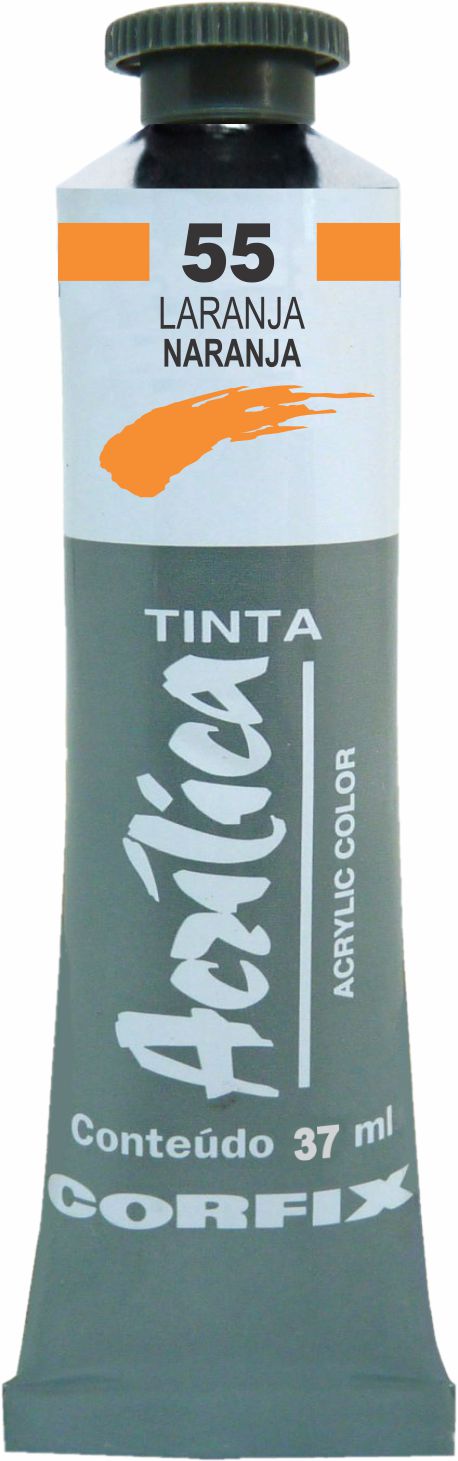 ACRILICA CORFIX 37ML 55 LARANJA