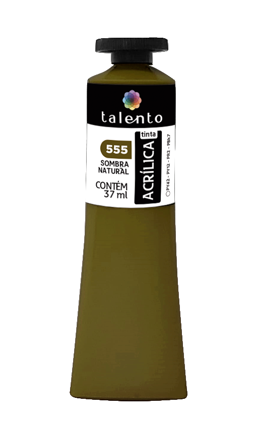 ACRILICA TALENTO 037ML 555 SOMBRA NATURAL