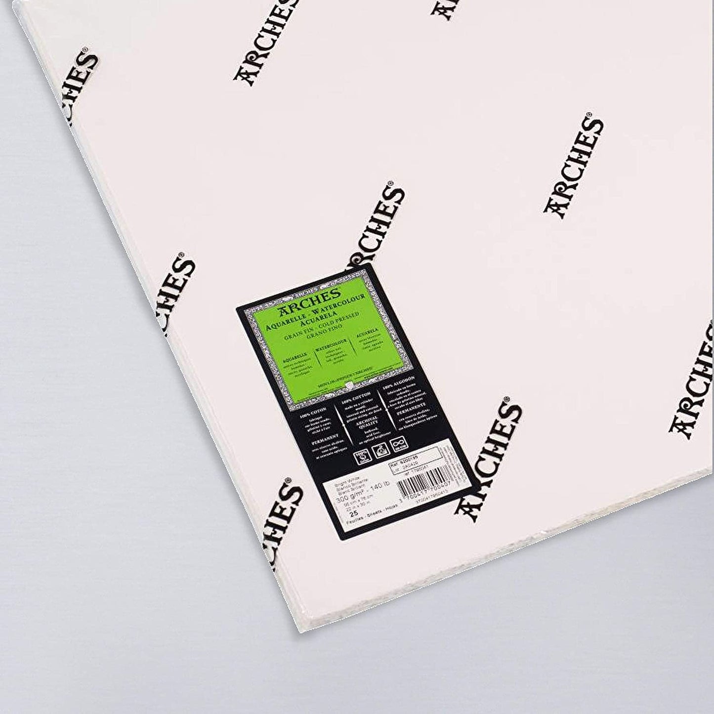 PAPEL ARCHES 300G/M2 GRANA FINA (COLD PRESS) 56X76