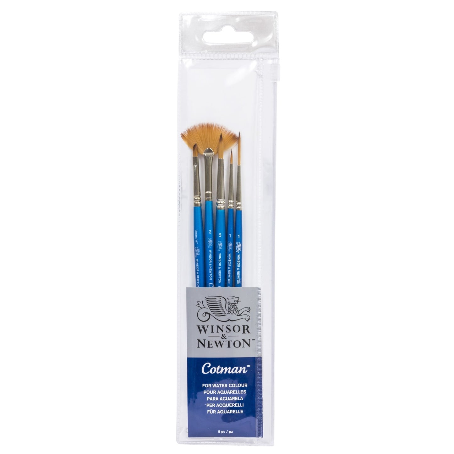ESTOJO PINCEIS COTMAN 602 C/ 05 UNI WINSOR NEWTON