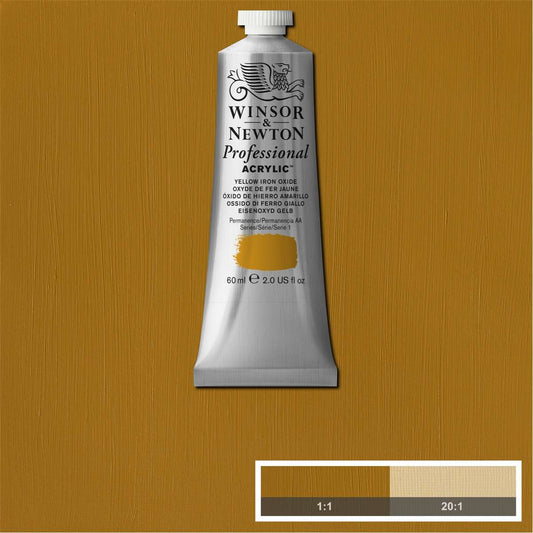 ACRILICA WINSOR NEWTON PROFISSIONAL 60ML 737 YELLOW IRON OXIDE S1
