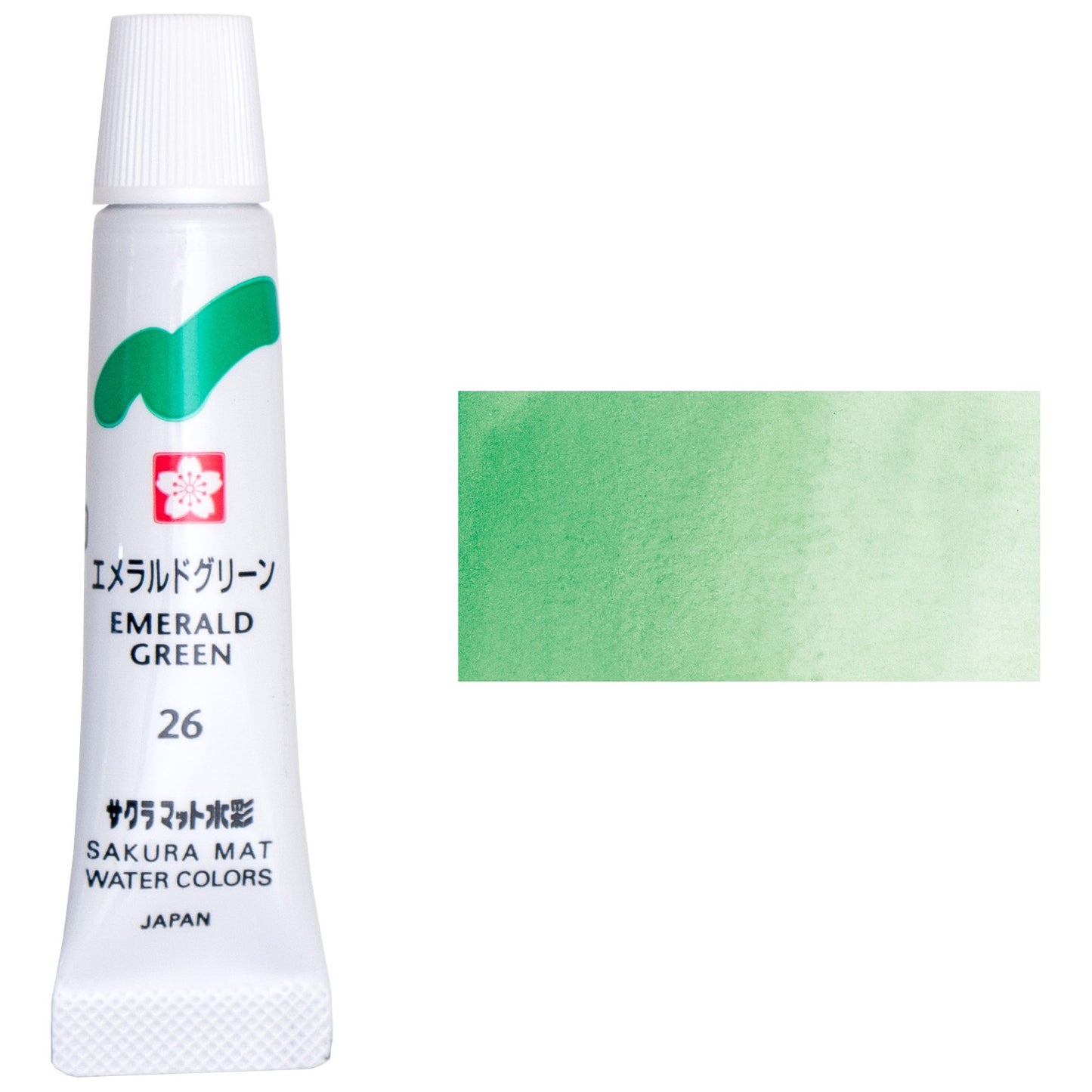 AQUARELA SAKURA MAT 5ML 26 VERDE ESMERALDA