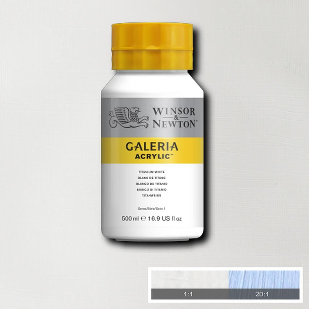 ACRILICA WINSOR NEWTON GALERIA 500ML 644 TITANIUM WHITE 2150644