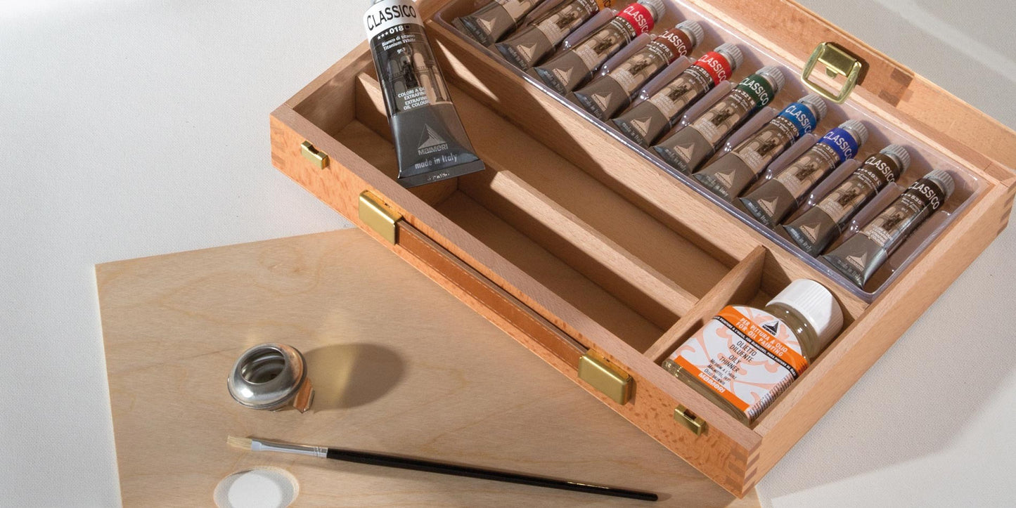 ESTOJO OLEO MAIMERI CLASSICO BEECHWOOD BOX 11 TBS + ACESS