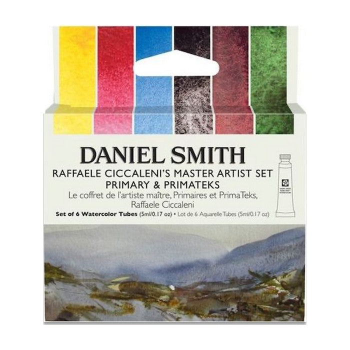 ESTOJO AQUARELA DANIEL SMITH RAFFAELE CICCALENIS PRIMARY PRIMATEK  C/ 06 5ML