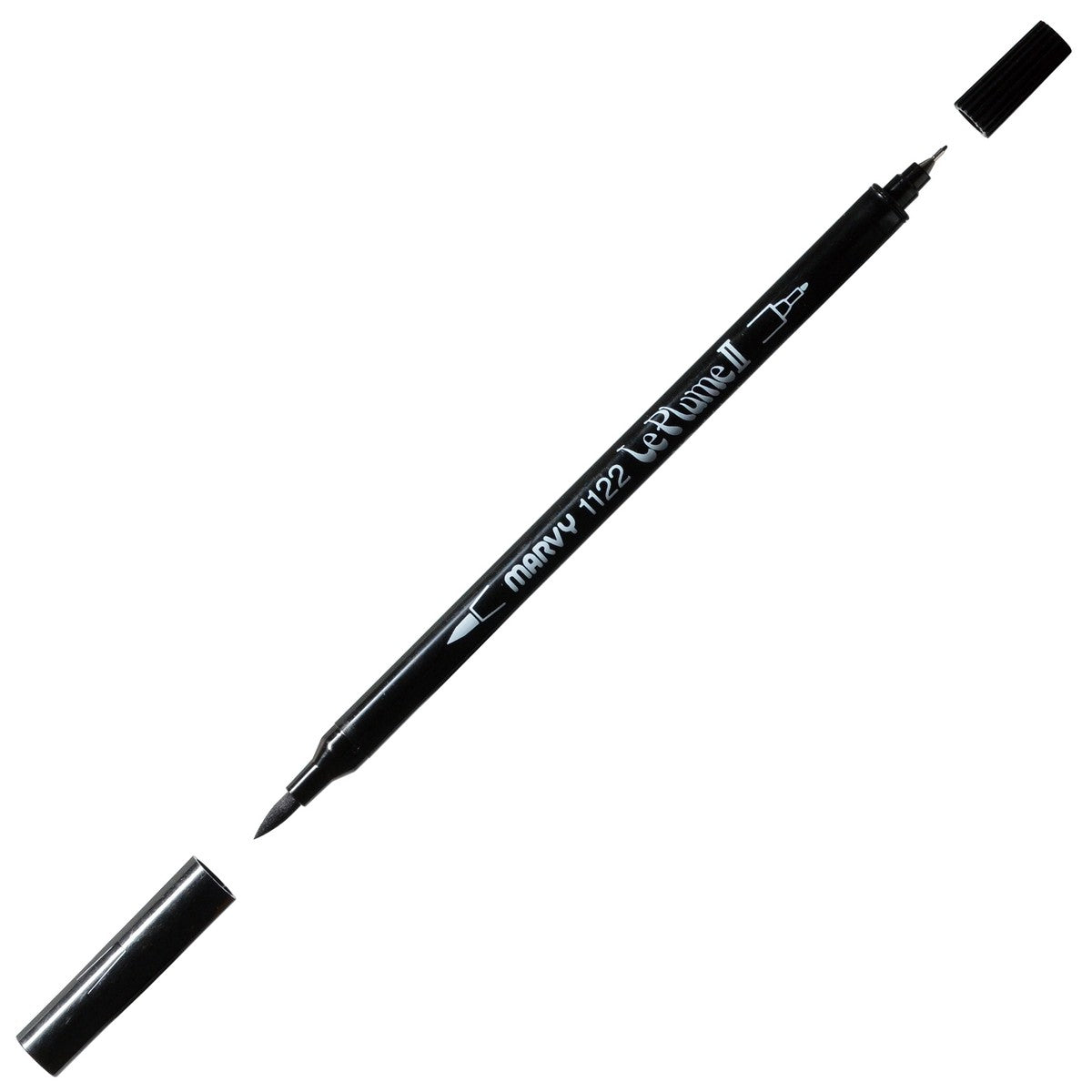 MARCADOR MARVY LE PLUME II 001 PRETO