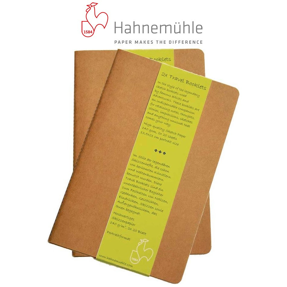 HAHNEMUHLE TRAVEL BOOKLETS 140g/m2 09x14 FIGURA 02x20FLS