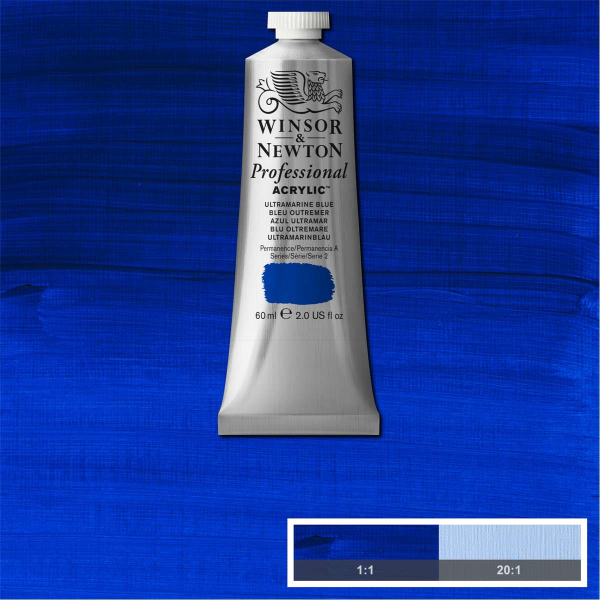 ACRILICA WINSOR NEWTON PROFISSIONAL 60ML 664 ULTRA BLUE S2
