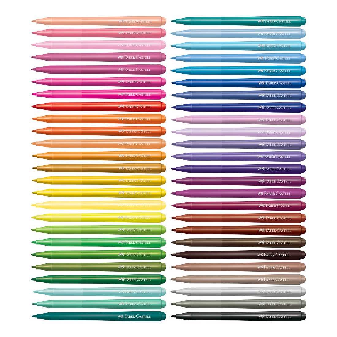 ESTOJO CANETA FABER CASTELL VAI E VEM 50 CORES