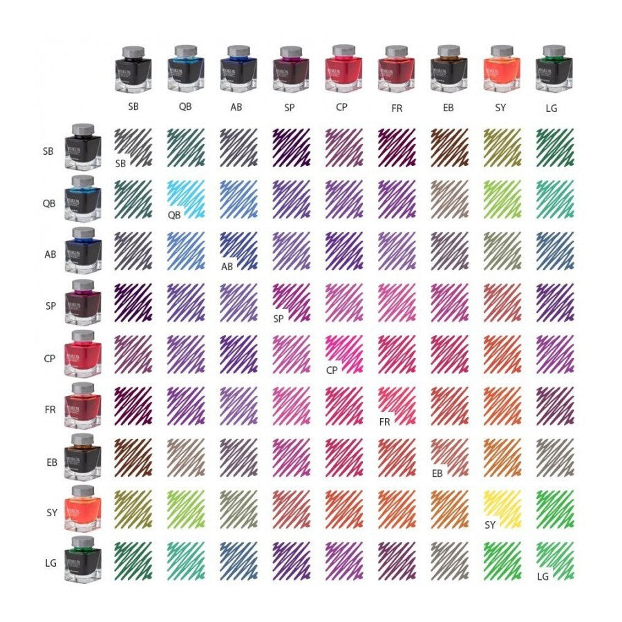 TINTA CALIGRAFIA PLATINUM MIXABLE 20ML SMOKE BLACK INKM-1000 1