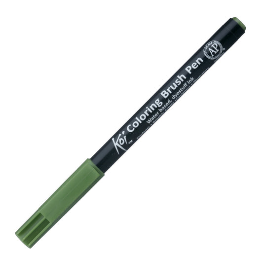 CANETA SAKURA KOI COLORING BRUSH 130 VERDE SAP