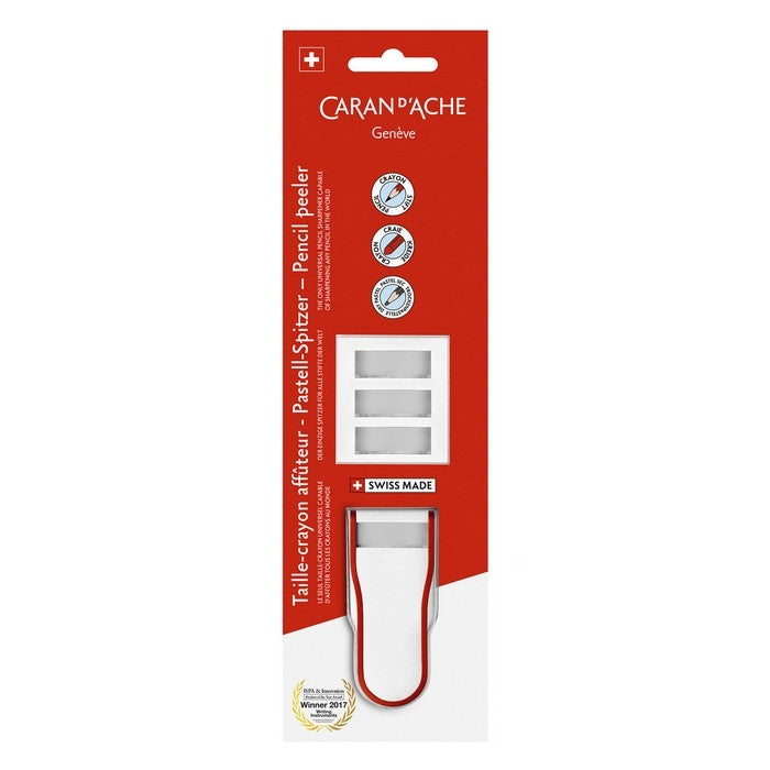 APONTADOR FACA CARAN D´ACHE + 3 LAMINAS