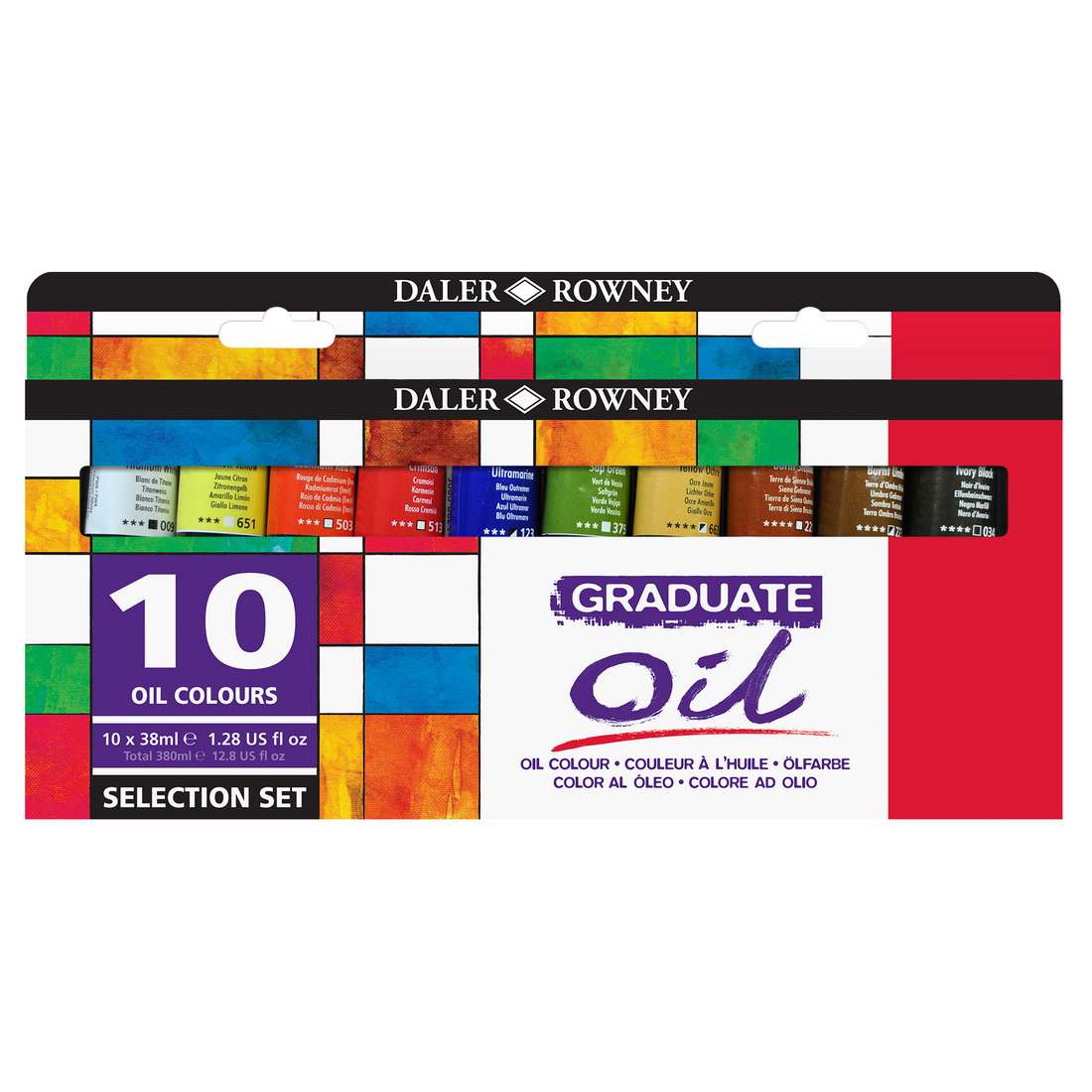 ESTOJO OLEO DALER ROWNEY GRADUATE SELECTION SET 10x38ML