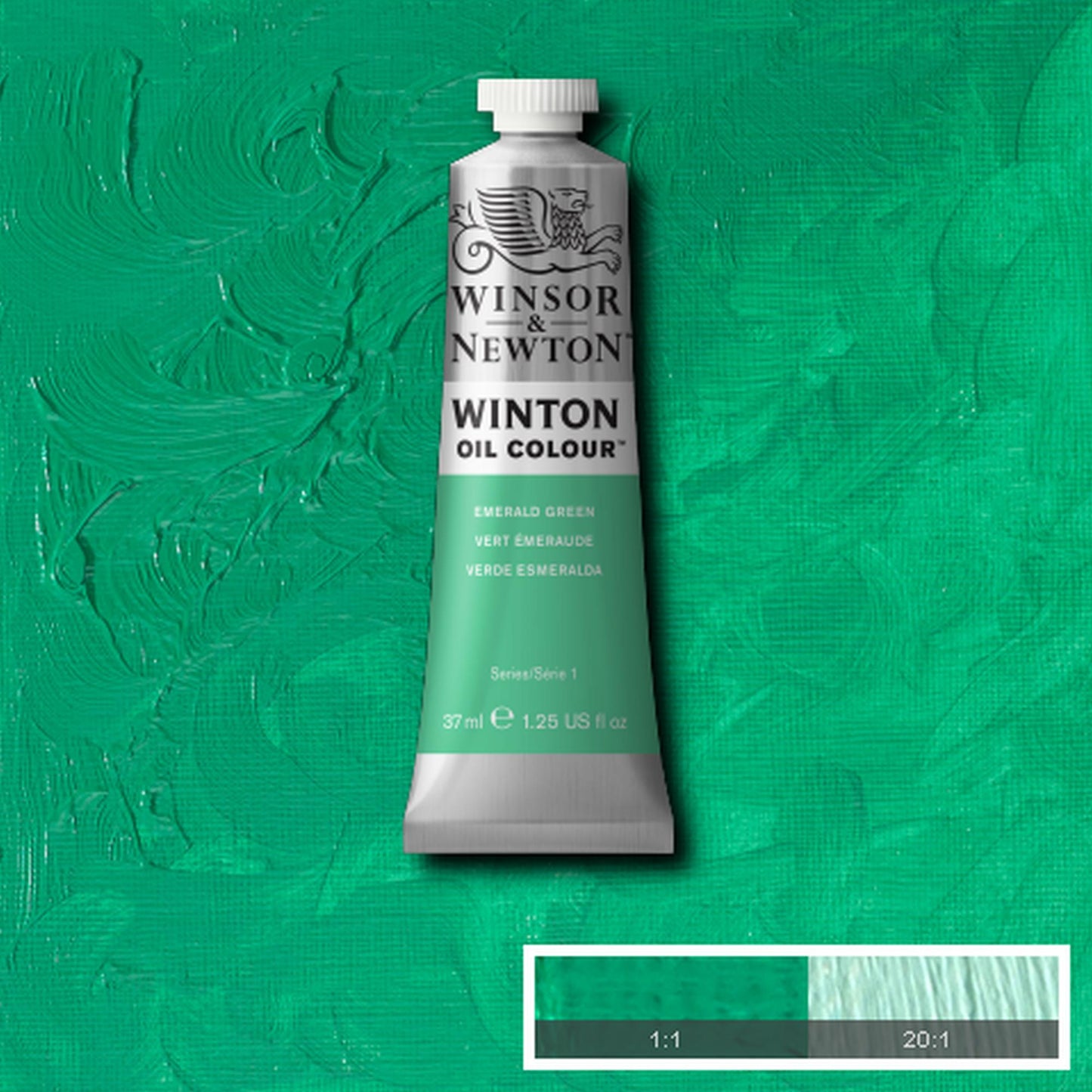 OLEO WINSOR NEWTON WINTON 37ML 241 EMERALD GREEN