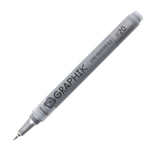 CANETA DERWENT PAINT PEN 0,5MM 20 SILVER (#20 FOX)
