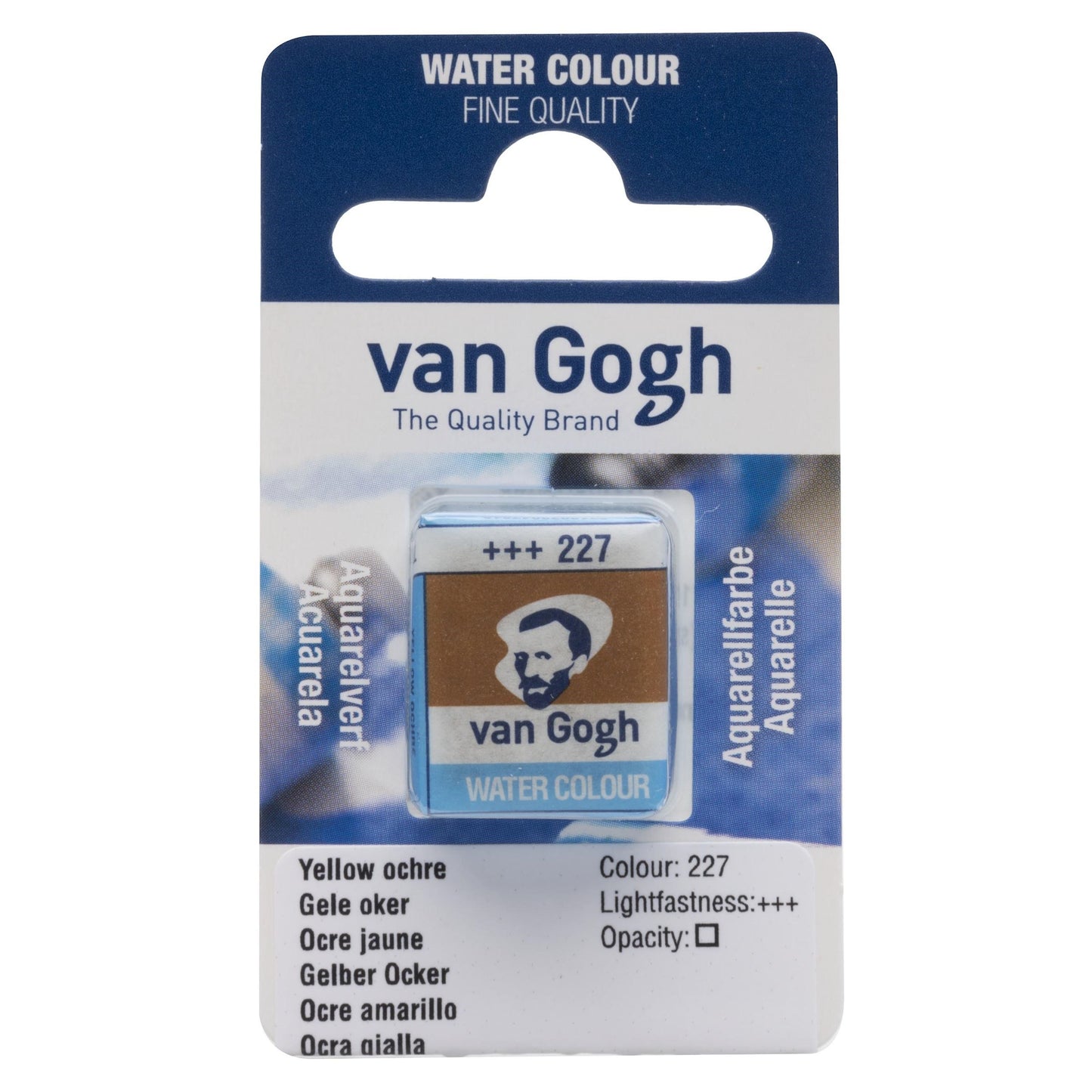 AQUARELA TALENS VAN GOGH HALF PAN 227 YELLOW OCHRE