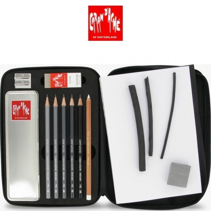 ESTOJO LAPIS GRADUADO CARAN D´ACHE GRAFWOOD LINE BOOK