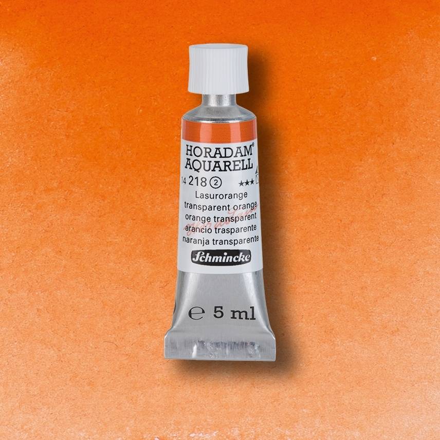 AQUARELA SCHMINCKE HORADAM 5ml 218 Transparent Orange S2
