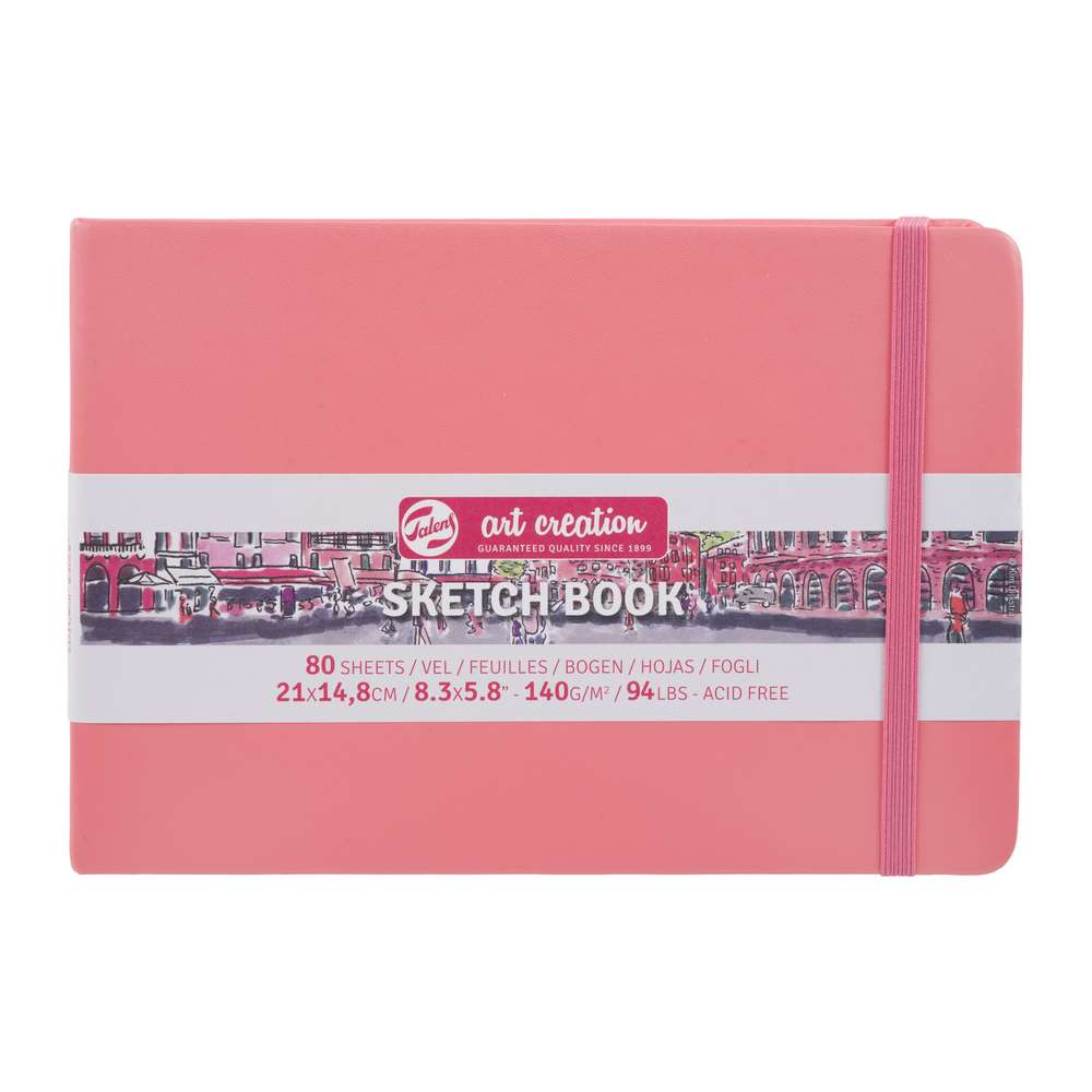 SKETCHBOOK TALENS CORAL 21X15 80FLS