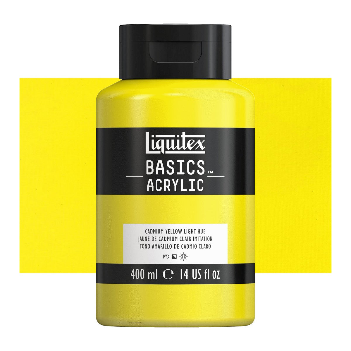 ACRILICA LIQUITEX BASICS 400ML 704 CADMIUM YELLOW LIGHT HUE 220704
