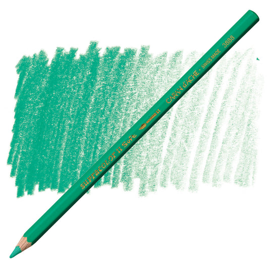 LAPIS AQUARELAVEL CARAN D´ACHE SUPRACOLOR 460 PEACOCK GREEN 3888460