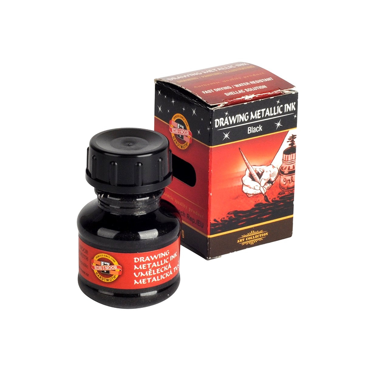 DRAWING INKS KOH-I-NOOR 20ML 771 BLACK METALLIC INK