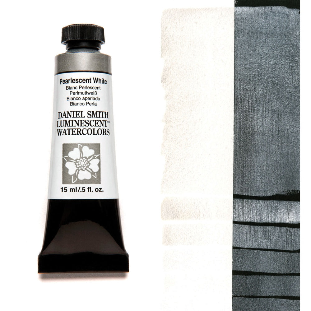 AQUARELA DANIEL SMITH 05ml EXTRA FINE LUMINESCENT 025 Pearlescent White