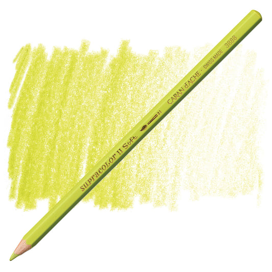 LAPIS AQUARELAVEL CARAN D´ACHE SUPRACOLOR 015 OLIVE YELLOW 3888015