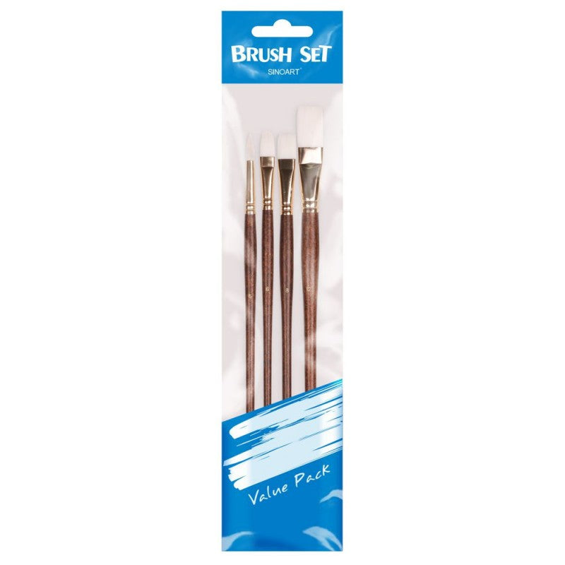 ESTOJO PINCEIS SINOART 274 C/ 04 SINTETICO SPECIALTIES