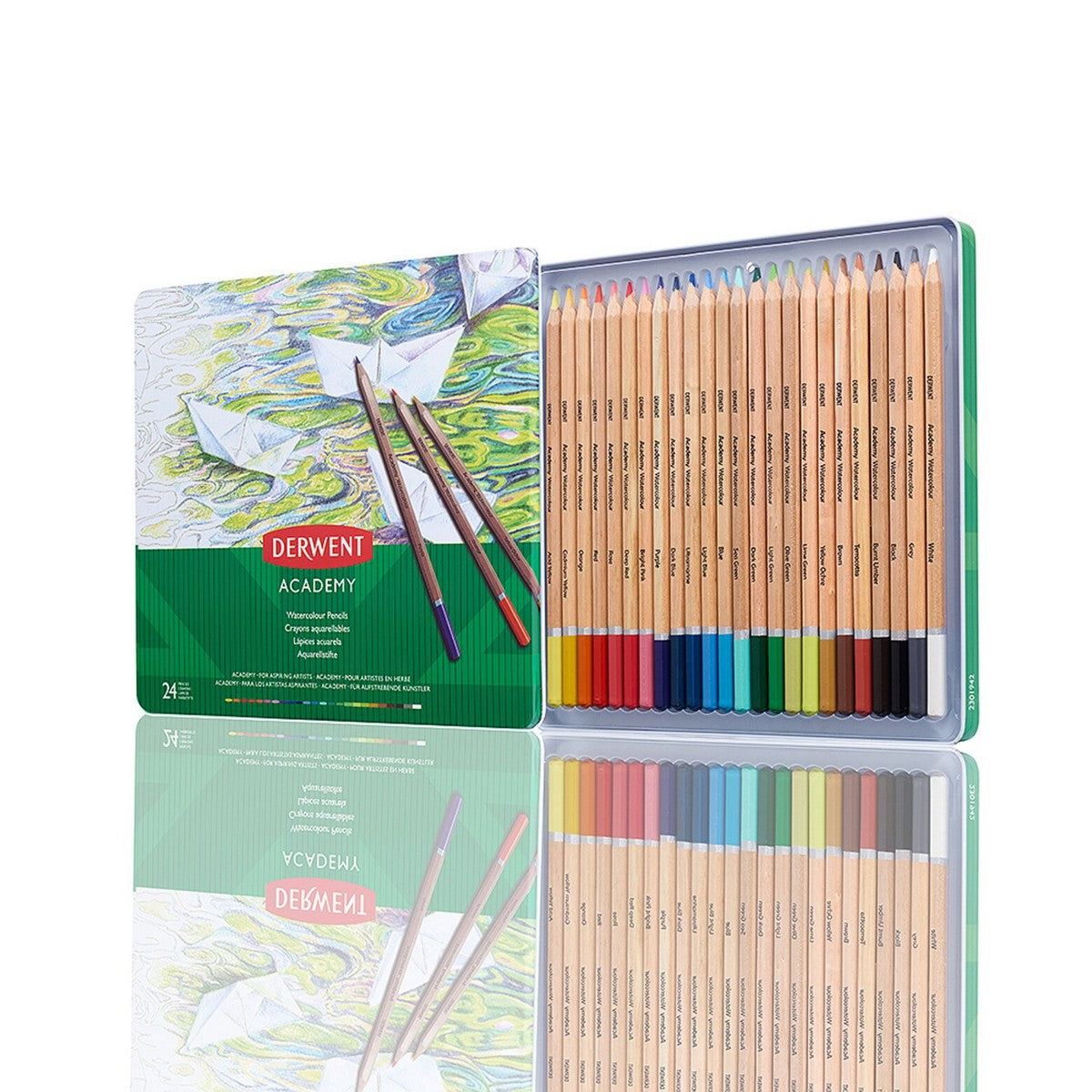 LAPIS AQUARELAVEL DERWENT ACADEMY 24 CORES
