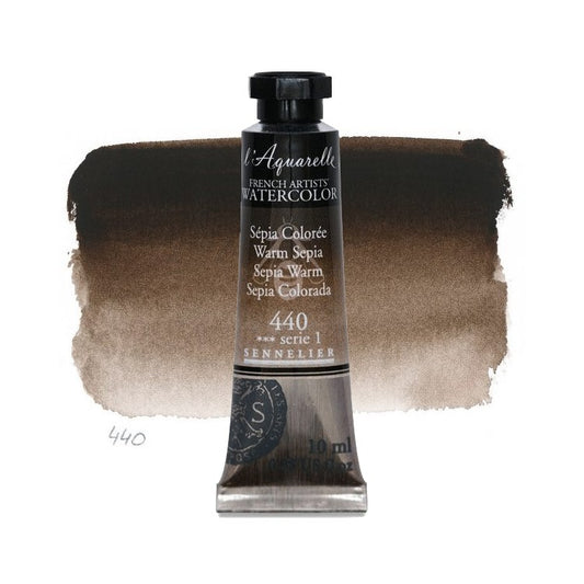 AQUARELA SENNELIER L'AQUARELLE 440 WARM SEPIA 10ML S1