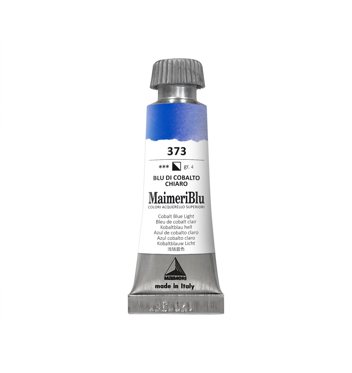 AQUARELA MAIMERIBLU ARTISTS 373 COBALT BLUE LIGHT 12ML S4