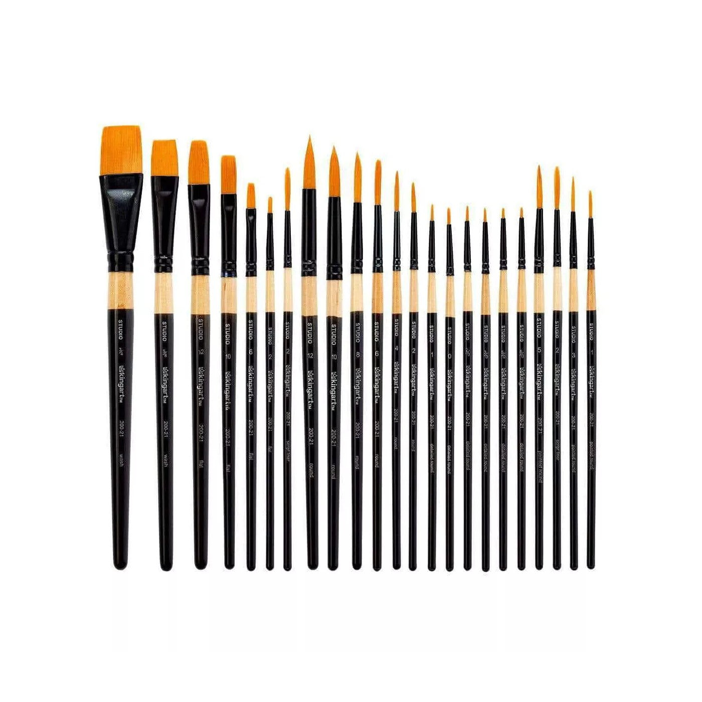 KIT PINCEIS SINOART C/ 21 UNIDADES VARIADAS SFB0309