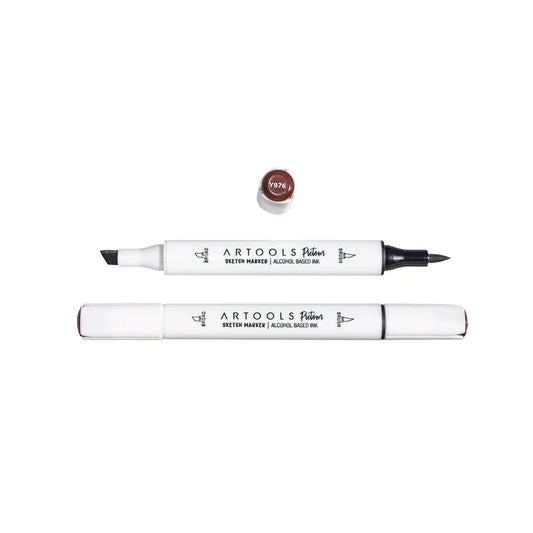 MARCADOR ARTOOLS PICTOM PONTA DUPLA BITTER CHOCOLATE (Y976)