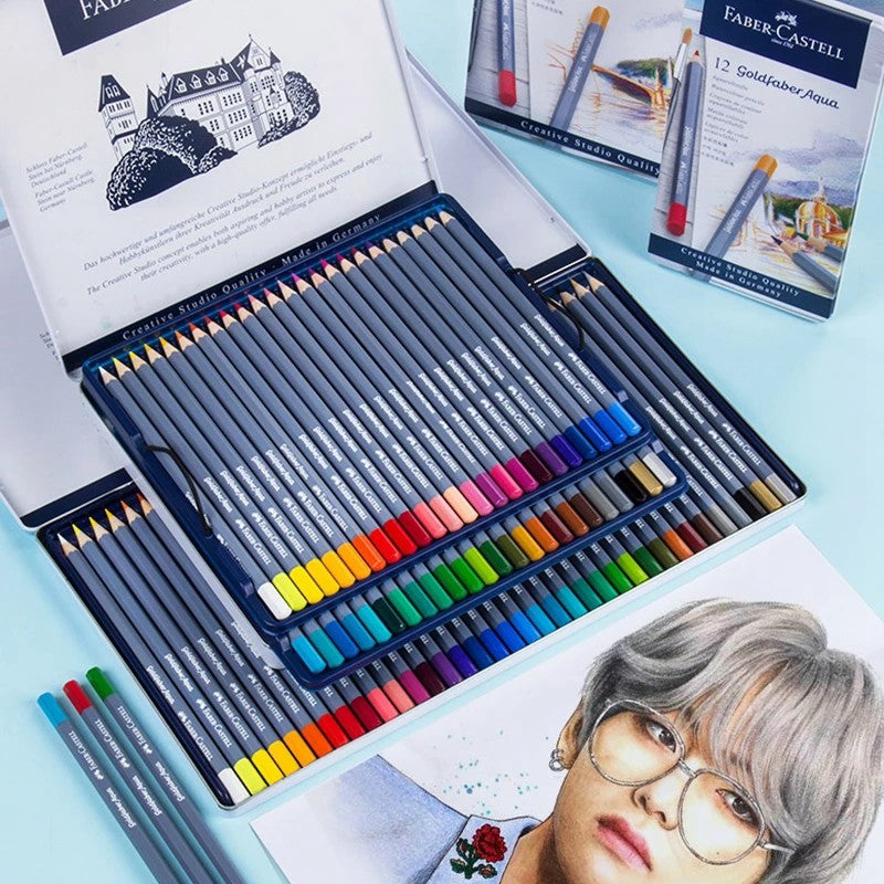 LAPIS AQUARELAVEL FABER CASTELL GOLDFABER 48 CORES 114648