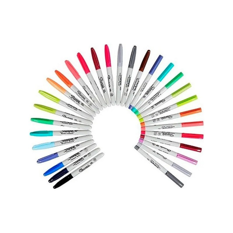 CANETA SHARPIE FINE 30 CORES (18 FINE E 12 ULTRA FINE)