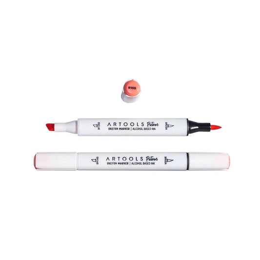 MARCADOR ARTOOLS PICTOM PONTA DUPLA CORAL PINK (R105)