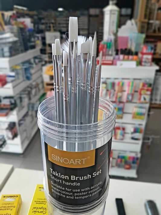 KIT PINCEIS SINOART AQUARELA C/ 12 UNIDADES VARIADAS SFB0198