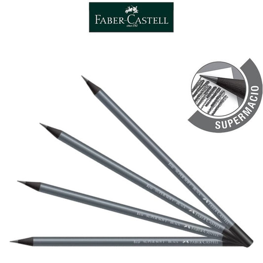 LAPIS GRAFITE FABER CASTELL SUPERSOFT