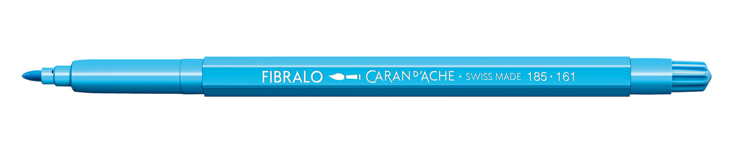 CANETA FIBRALO 161 AZUL CLARO 185161