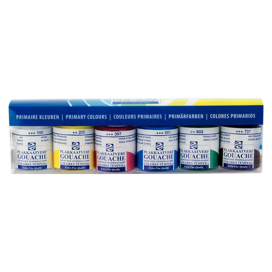 ESTOJO GOUACHE TALENS C/ 06 CORES 16ml