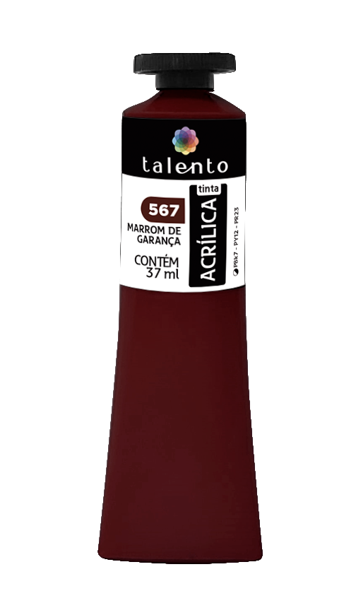 ACRILICA TALENTO 037ML 567 MARROM DE GARANCA