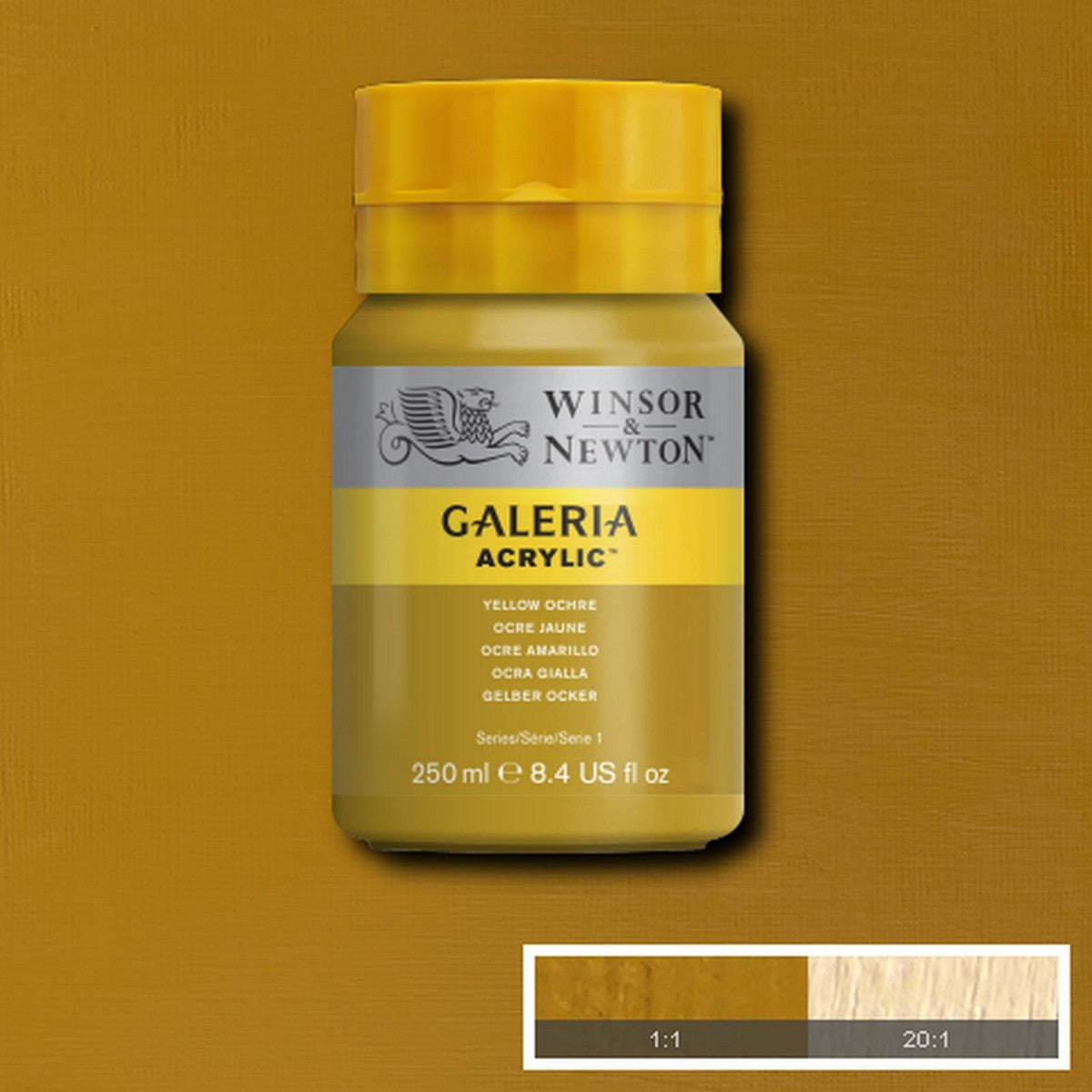 ACRILICA WINSOR NEWTON GALERIA 250ML 744 YELLOW OCHRE