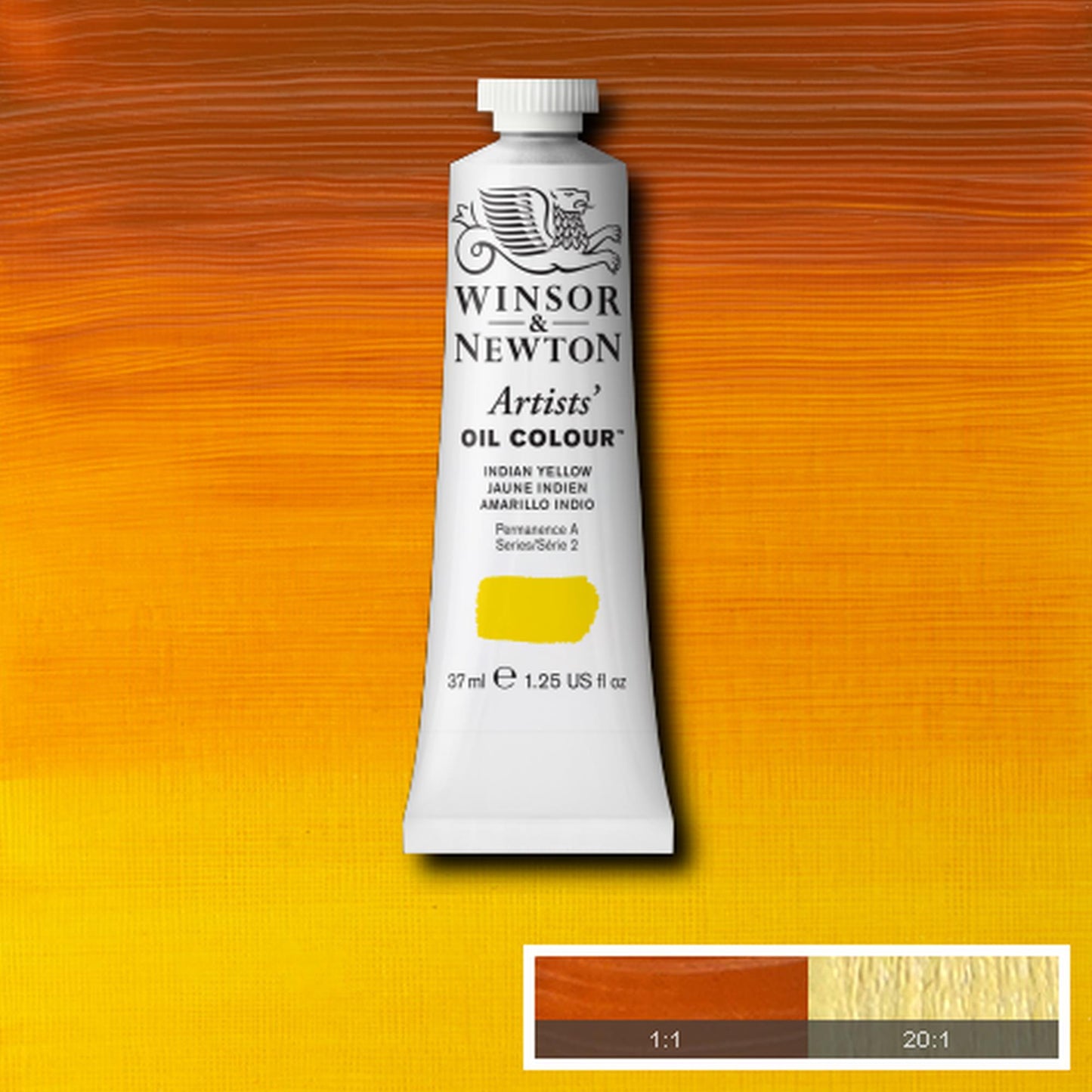 OLEO WINSOR NEWTON ARTISTS 037ML 319 INDIAN YELLOW S2
