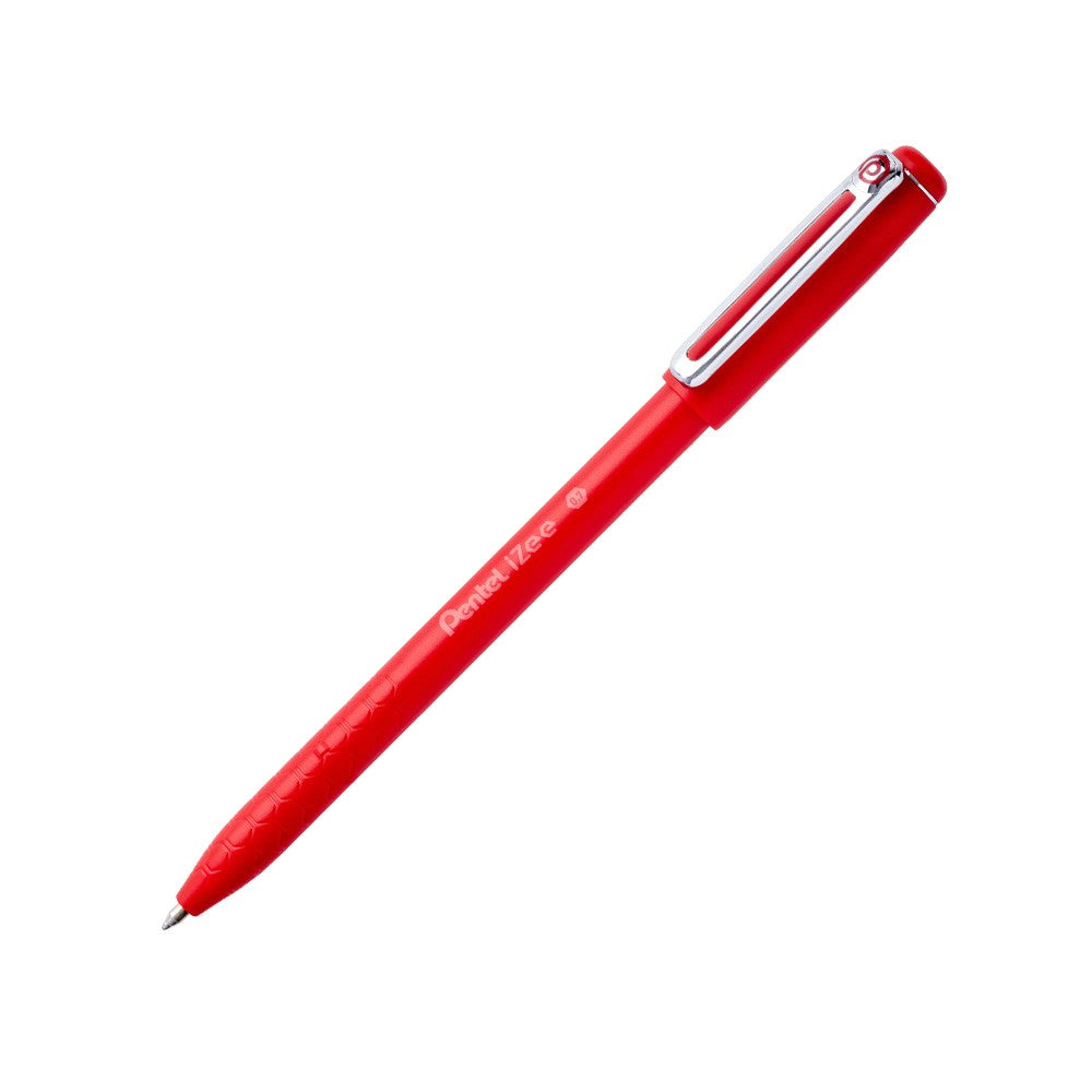 CANETA ESFEROGRAFICA PENTEL RETRATIL IZEE 0,7mm VERMELHA